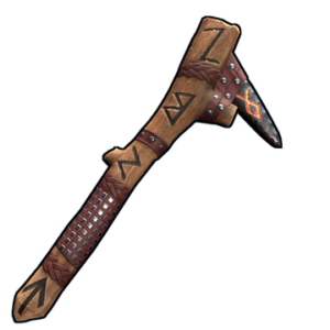 Ancient Runic Pick Axe