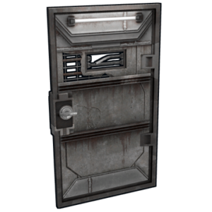 Brutalist Armored Door